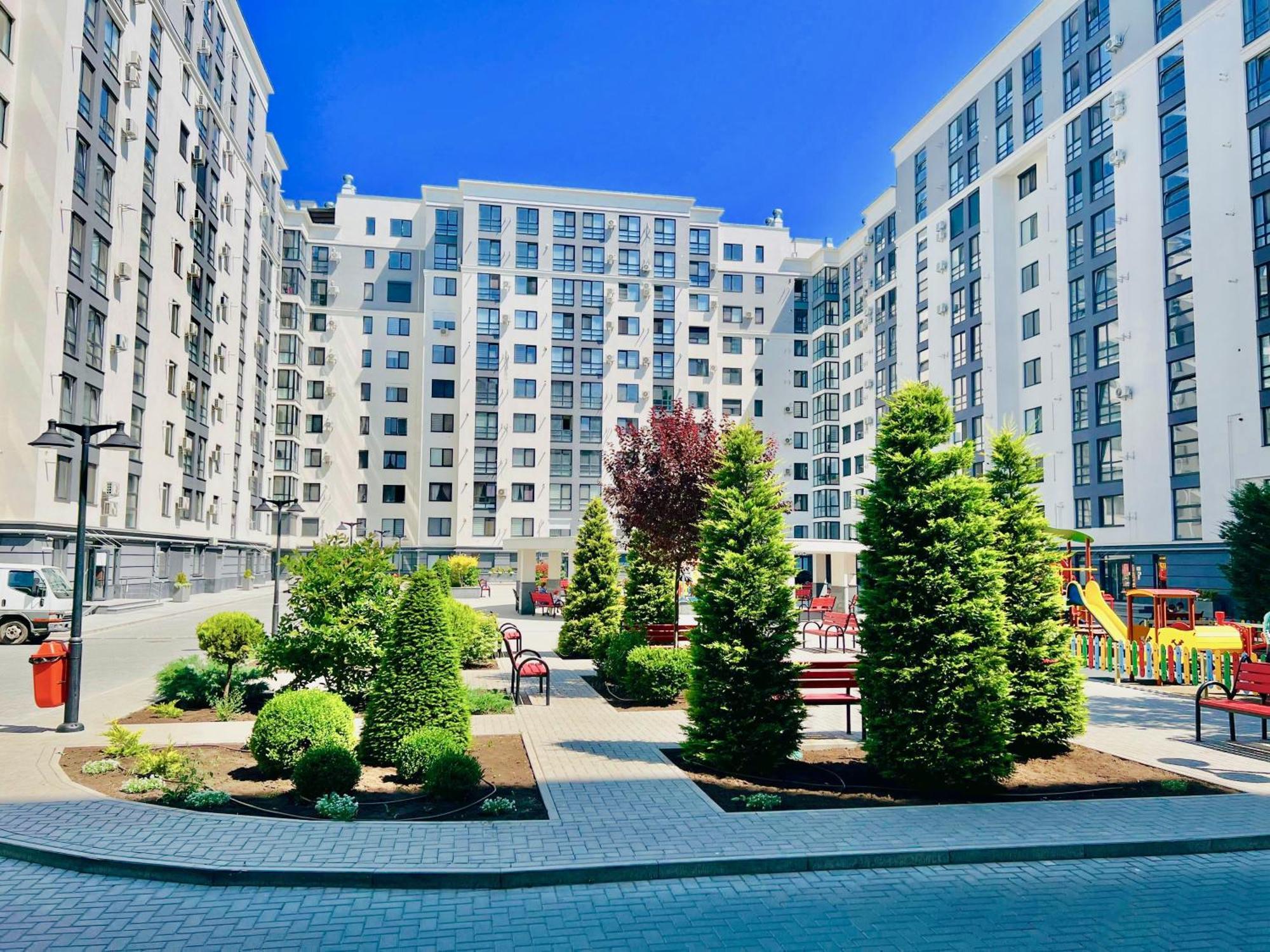 Apartament Comfort Centru คีชีเนา ภายนอก รูปภาพ